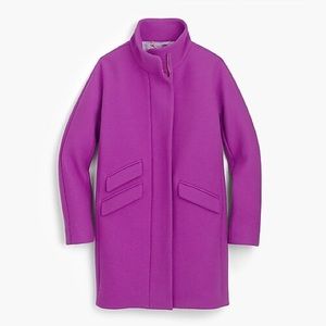 J. Crew Stadium Cloth Cocoon Coat NWT Size 8